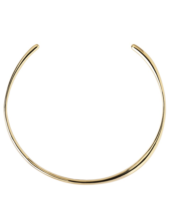 PDPAOLA Moderní pozlacený náhrdelník PIROUETTE Gold CO01-387-U - Náhrdelníky