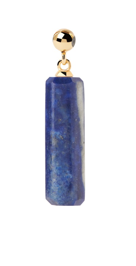 PDPAOLA Slušivý pozlacený přívěsek Lapis Lazuli Charms CH01-094-U - Přívěsky a korálky