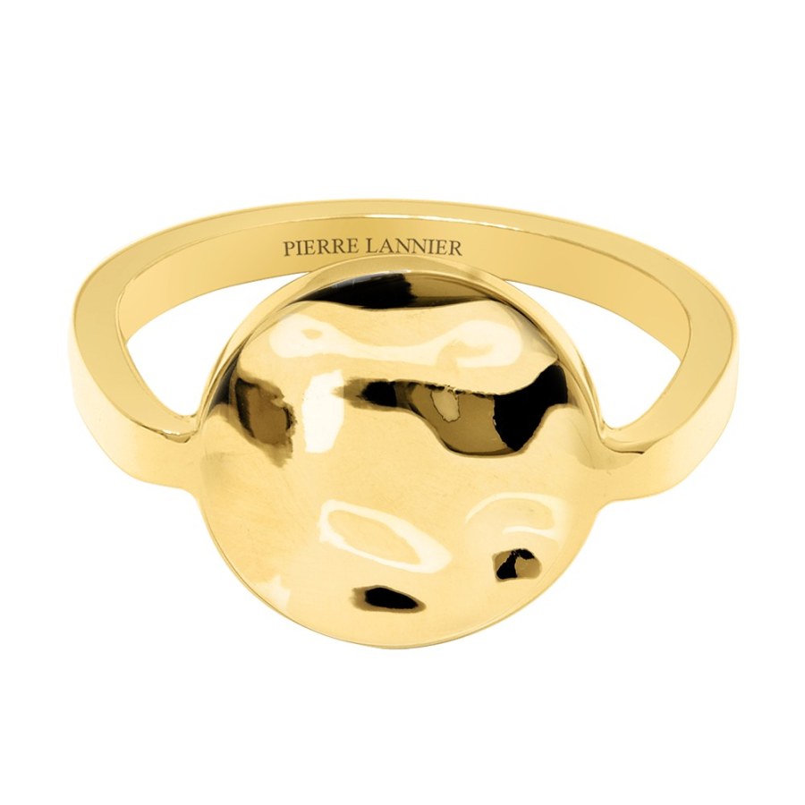 Pierre Lannier Stylový pozlacený prsten Echo BJ10A320 52 mm - Prsteny Prsteny bez kamínku