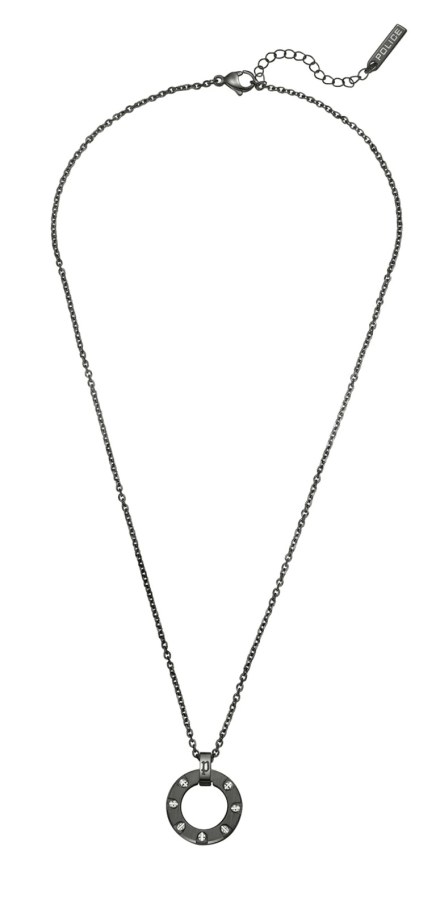 Police Fashion černý náhrdelník z oceli Gunport PEAGN0035702 - Náhrdelníky
