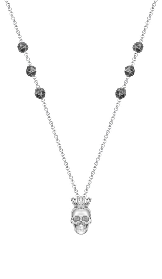 Police Luxusní ocelový náhrdelník s lebkou Rock Rebel PEAGN0001001 - Náhrdelníky