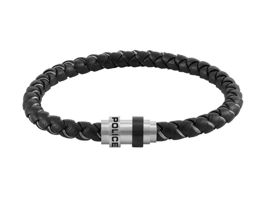 Police Pánský kožený náramek Gripcore PEAGB0082301 - Náramky Kožené náramky