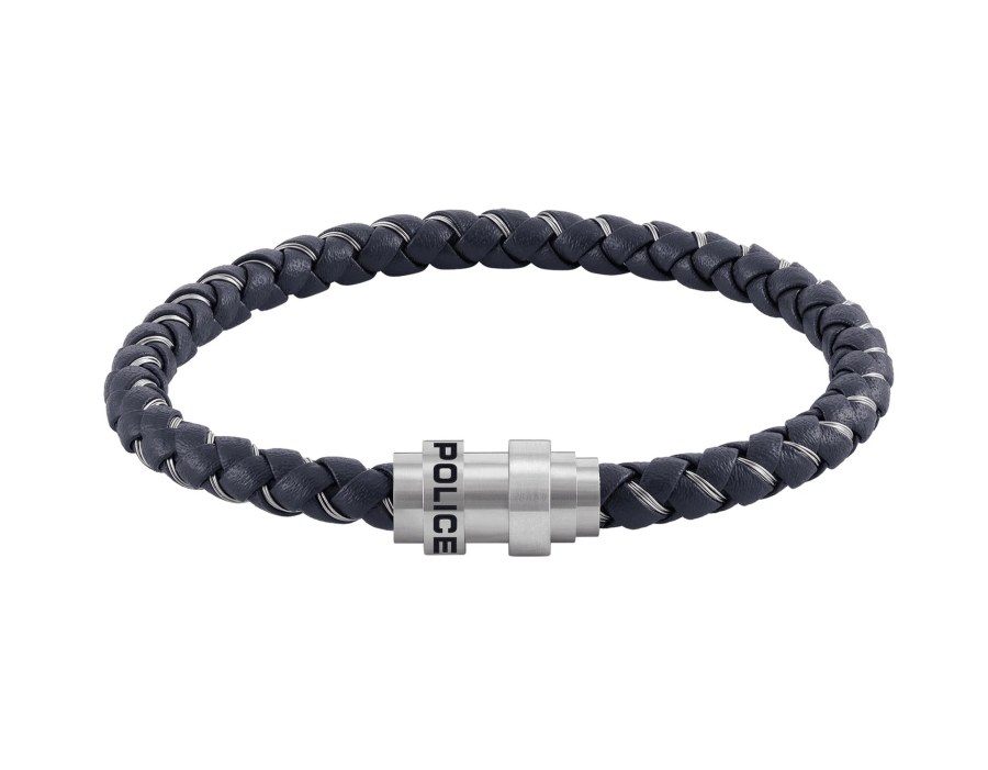 Police Pánský kožený náramek Gripcore PEAGB0082303 - Náramky Kožené náramky