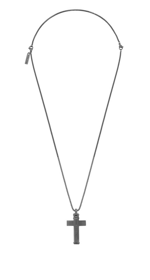Police Pánský ocelový náhrdelník s křížem Linkline PEAGN0081903