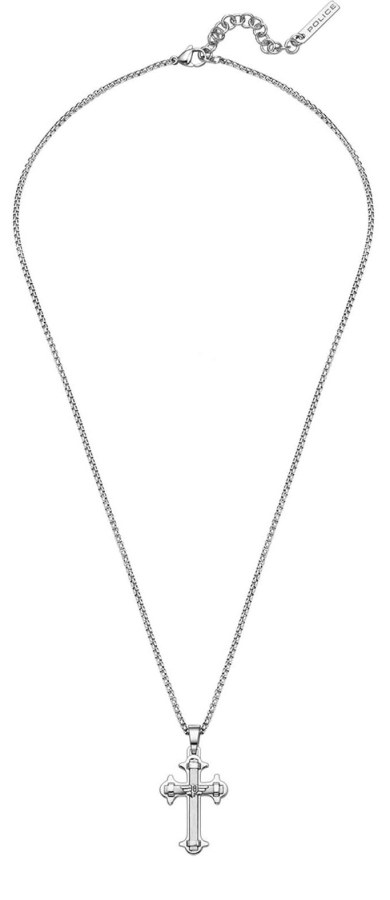Police Pánský ocelový náhrdelník s křížkem Spirit PEAGN0036401 - Náhrdelníky