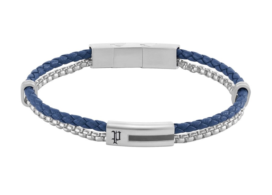 Police Stylový dvojitý náramek pro muže Dualcell PEAGB0082502 - Náramky Kožené náramky