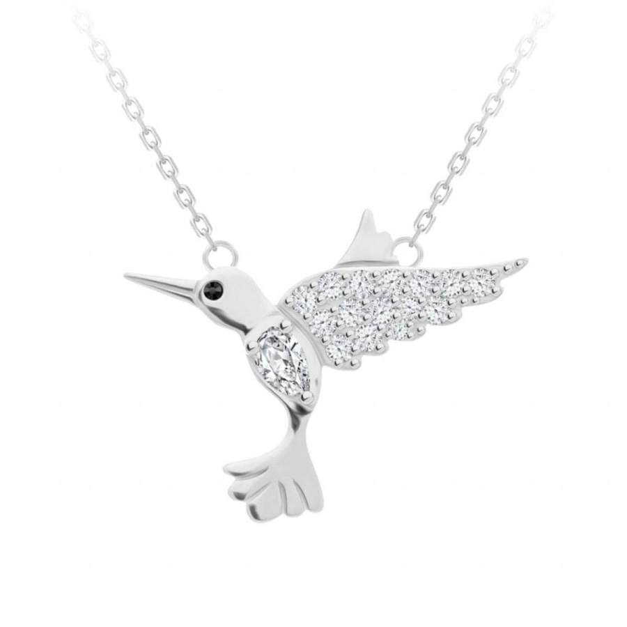 Preciosa Krásný náhrdelník Kolibřík Perfect Gem 5291 00 - Náhrdelníky