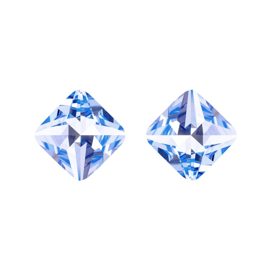 Preciosa Náušnice s modrým krystalem Optica 6142 58 - Náušnice