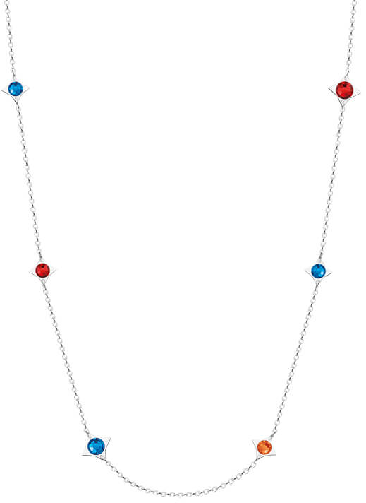 Preciosa Ocelový náhrdelník s hvězdičkami Gemini 7337 70 - Náhrdelníky