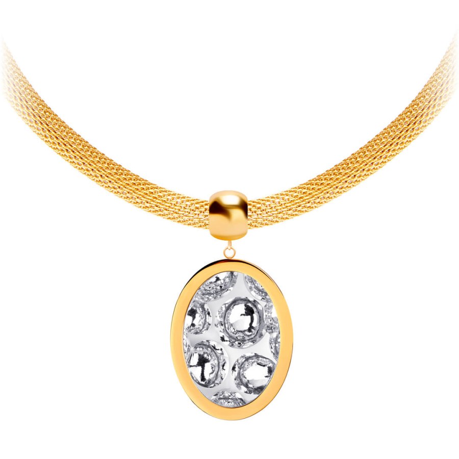 Preciosa Ocelový náhrdelník s třpytivým přívěskem Idared 7360Y00 - Náhrdelníky