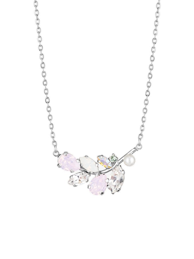 Preciosa Okouzlující náhrdelník s křišťálem a syntetickými opály Candy Blossom 2361 70 - Náhrdelníky