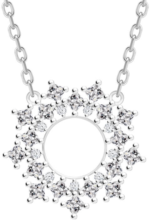 Preciosa Originální stříbrný náhrdelník Orion 5257 00 (řetízek, přívěsek) - Náhrdelníky