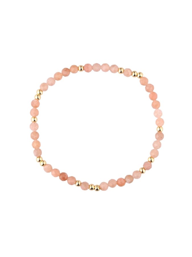 Preciosa Korálkový náramek s přírodními kameny Rosalina Bloom Pop 7511Y69