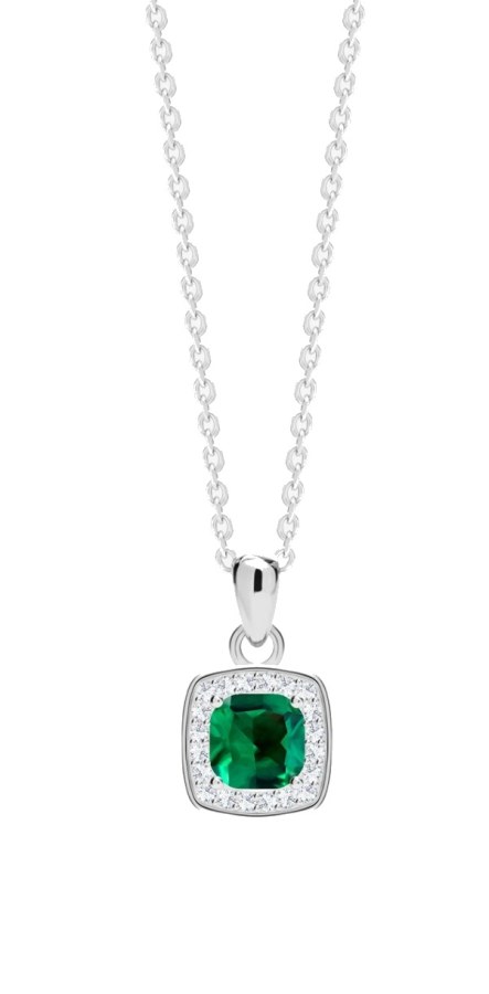 Preciosa Překrásný stříbrný náhrdelník Minas Crystal Treasures 5312 66 (řetízek, přívěsek) Preciosa Překrásný stříbrný náhrdelník Minas Crystal Treasures 5312 66 (řetízek, přívěsek) - Náhrdelníky