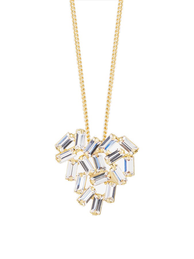 Preciosa Slušivý pozlacený náhrdelník s broušenými křišťály Sugarheart Candy 2460Y00 - Náhrdelníky
