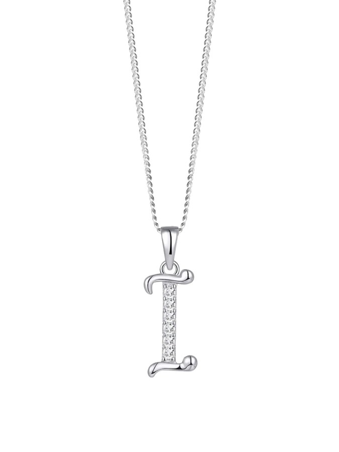 Preciosa Stříbrný náhrdelník písmeno "I" 5380 00I (řetízek, přívěsek) - Přívěsky a korálky