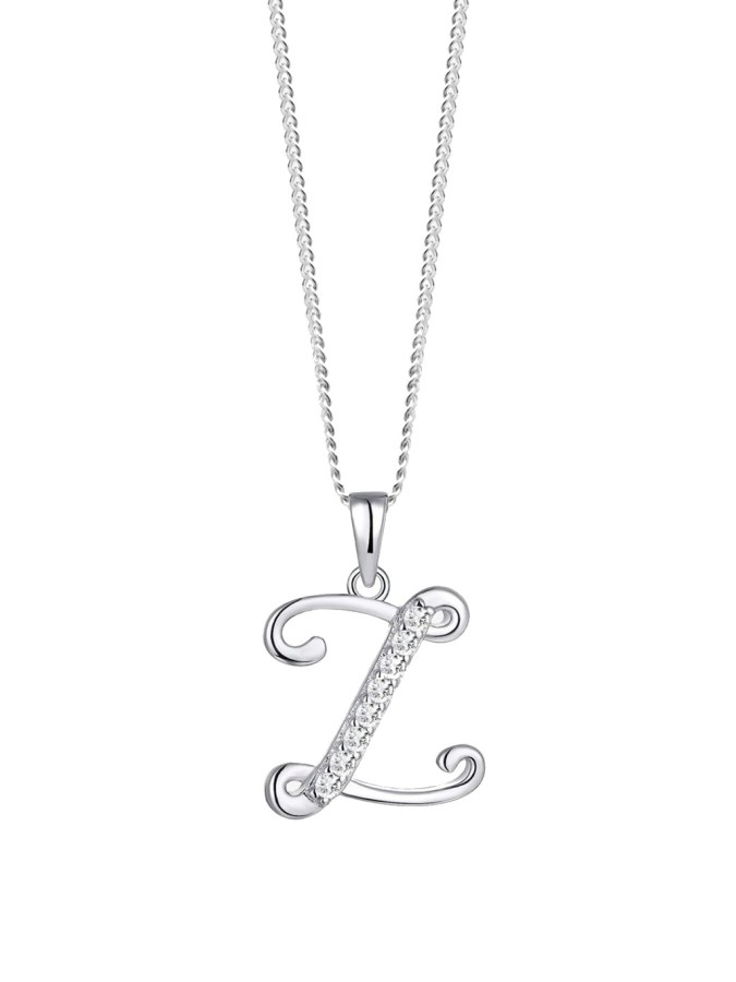Preciosa Stříbrný náhrdelník písmeno "Z" 5380 00Z (řetízek, přívěsek) - Přívěsky a korálky