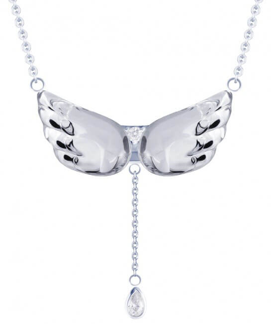 Preciosa Stříbrný náhrdelník s krystalem Crystal Wings 6064 00 - Náhrdelníky
