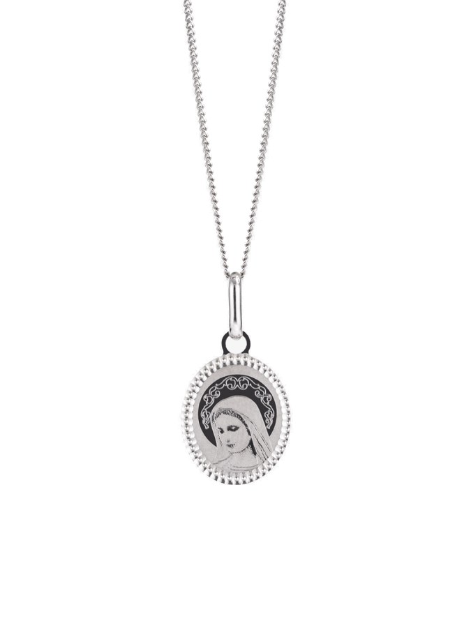 Preciosa Stříbrný náhrdelník s medailonkem Panna Marie 6154 00 - Náhrdelníky