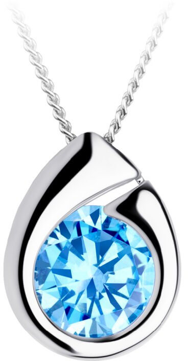 Preciosa Stříbrný náhrdelník Wispy 5105 67 (řetízek, přívěsek) - Náhrdelníky