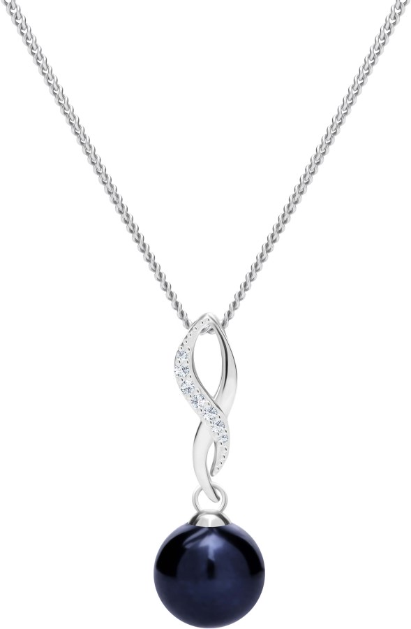 Preciosa Tajemný stříbrný náhrdelník s pravou perlou Vanua 5304 20 - Náhrdelníky