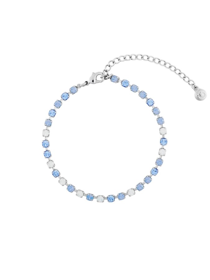 Preciosa Tenisový náramek s&nbsp;českým křišťálem Preciosa Skyline Spotlight 2620 58 - Náramky Řetízkové náramky