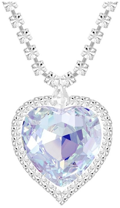 Preciosa Třpytivý náhrdelník Crystal AB 2025 42 - Náhrdelníky