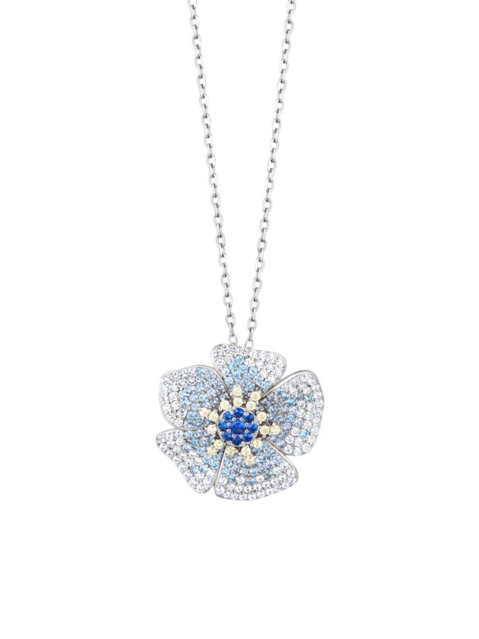 Preciosa Úchvatný stříbrný náhrdelník Fiorella Bloom Pop 5470 70 - Náhrdelníky Náhrdelníky s&nbsp;kameny