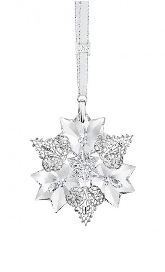 Preciosa Vánoční ornament z českého křišťálu Preciosa 1389 00 - Dekorační šperky