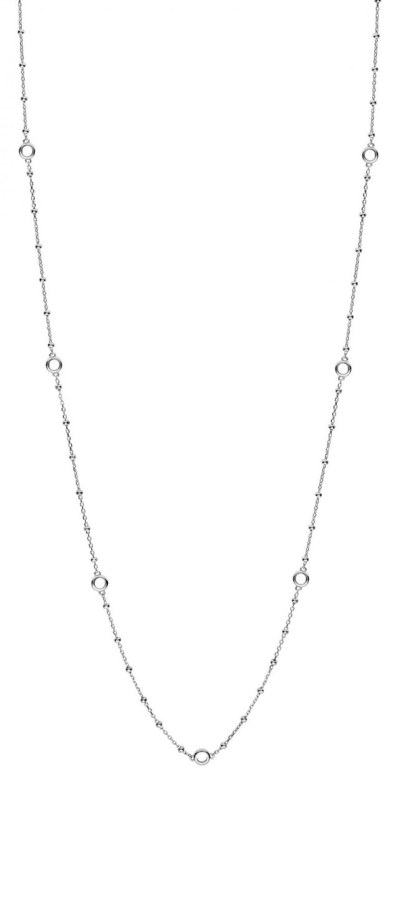 Rosato Dlouhý stříbrný náhrdelník s kroužky na přívěsky Storie RZC050 - Náhrdelníky
