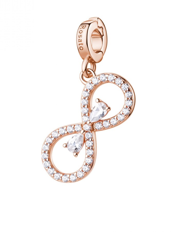 Rosato Pozlacený přívěsek Nekonečno s&nbsp;kubickými zirkony Storie RZ263 - Přívěsky Přívěsky na náramky