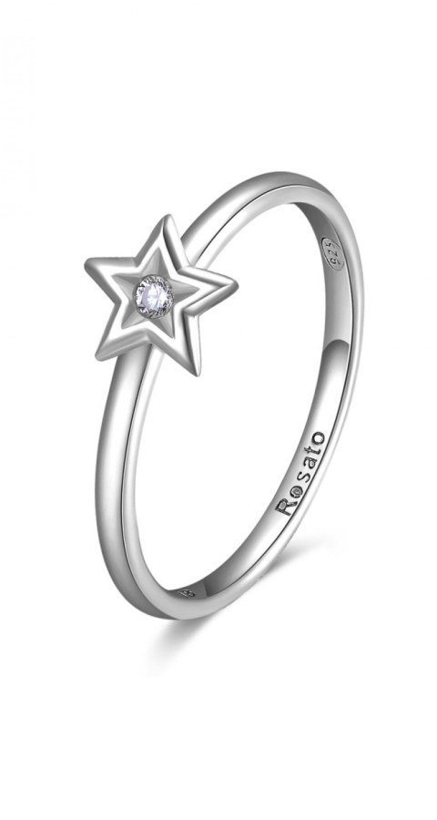Rosato Půvabný stříbrný prsten s hvězdičkou Allegra RZA027 56 mm - Prsteny Prsteny s kamínkem