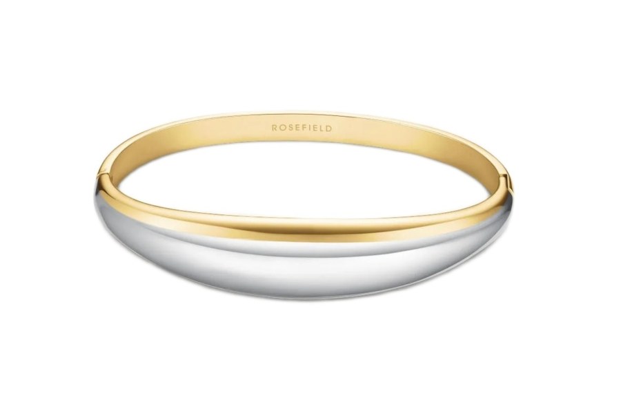 Rosefield Elegantní pevný bicolor náramek Dome JBDBD-J1218 - Náramky Pevné náramky