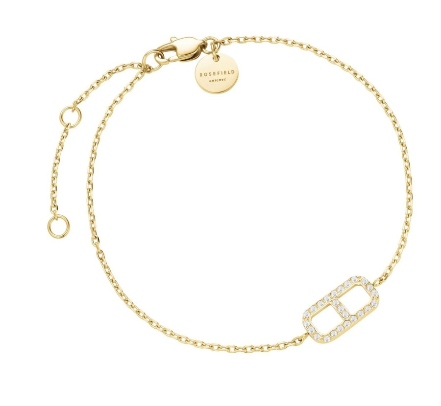 Rosefield Nadčasový dámský náramek Fine Octagon JBOCG-J1184 - Náramky Náramky se symboly