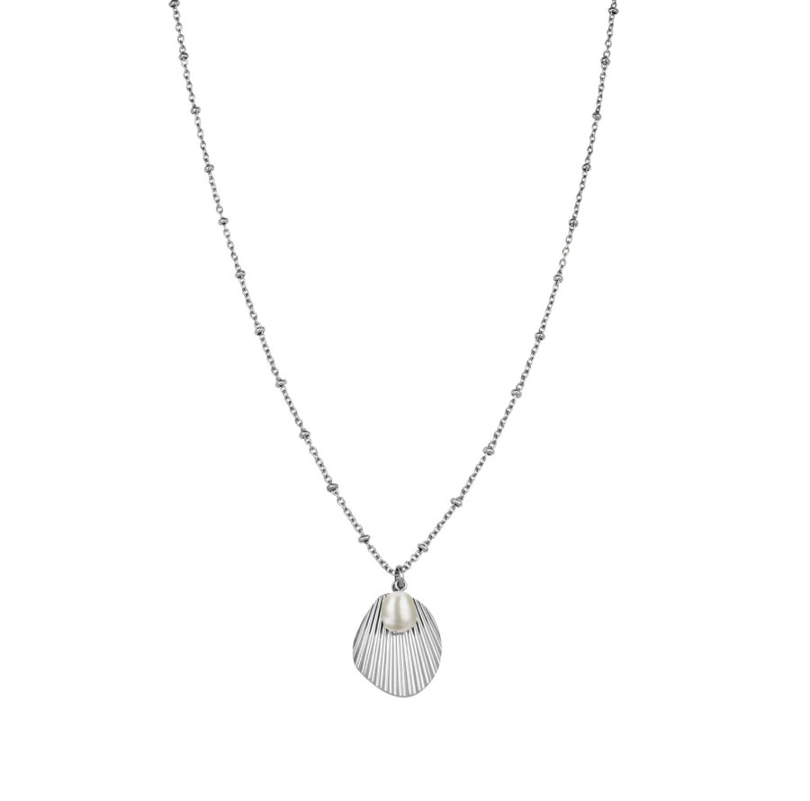 Rosefield Ocelový náhrdelník s mušlí Amber JSPNS-J160 - Náhrdelníky