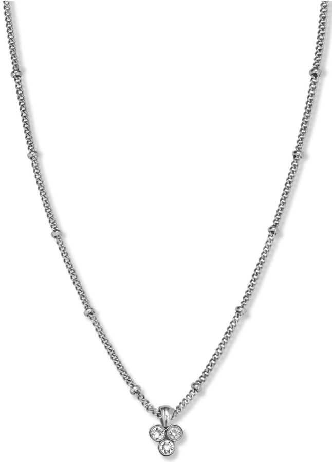 Rosefield Ocelový náhrdelník s trojitým krystalem Swarovski Toccombo JTNTS-J442 - Náhrdelníky