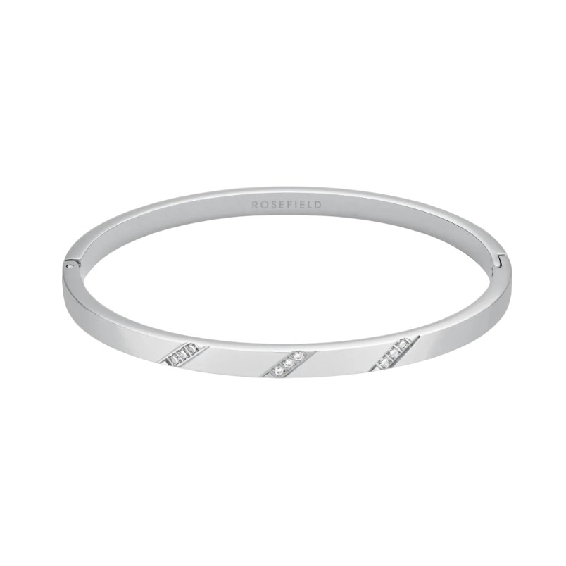 Rosefield Elegantní pevný náramek s krystaly JBLCS-J1044 Rosefield Elegantní pevný náramek s krystaly JBLCS-J1044 - Náramky Pevné náramky
