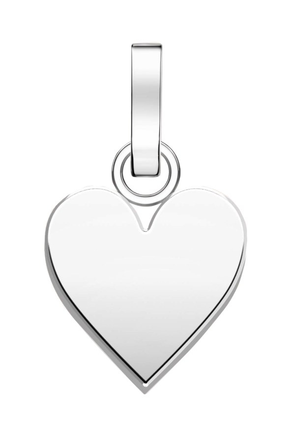 Rosefield Romantický ocelový přívěsek Srdce The Pendant PE-Silver-Heart - Náramky Přívěsky na náramky