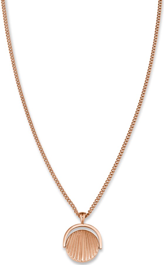 Rosefield Růžově zlacený náhrdelník s mušlí Toccombo JTNCRG-J449 - Náhrdelníky
