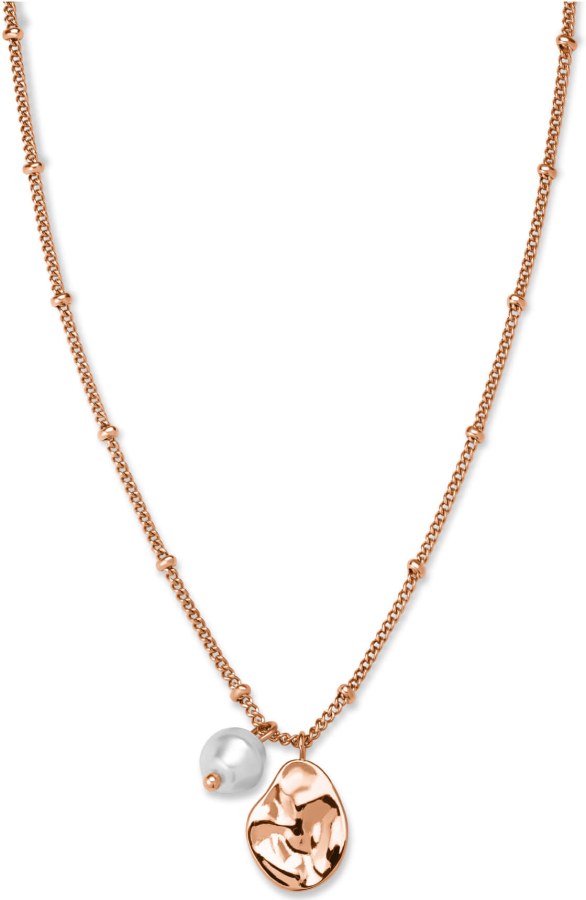 Rosefield Růžově zlacený náhrdelník s přívěsky Toccombo JTNPRG-J447 - Náhrdelníky