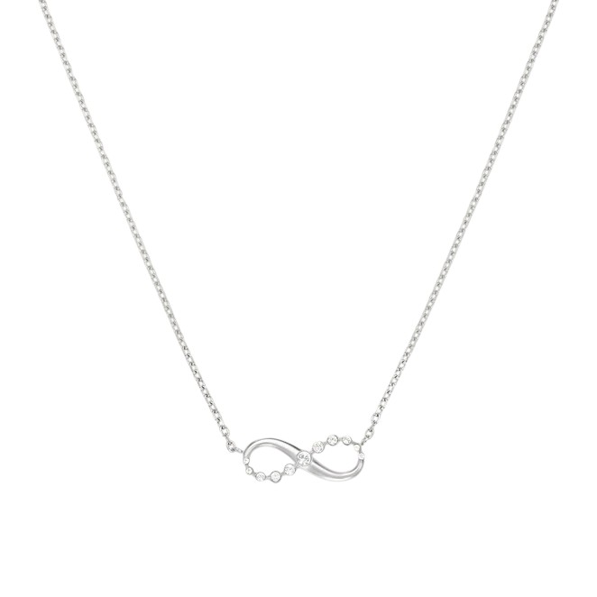 Rosefield Úchvatný dámský náhrdelník s&nbsp;krystaly Infinity JNINS-J1329 - Náhrdelníky Náhrdelníky s&nbsp;kameny