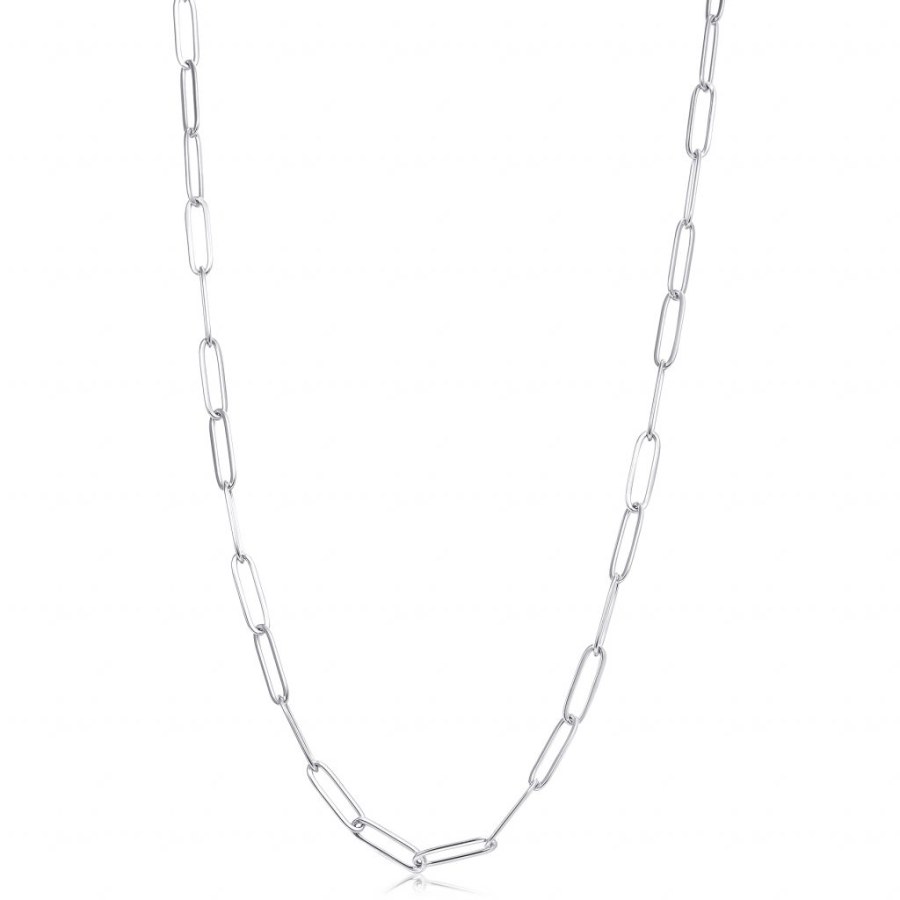 S`Agapõ Moderní ocelový náhrdelník na přívěsky Chunky SHK01 - Řetízky