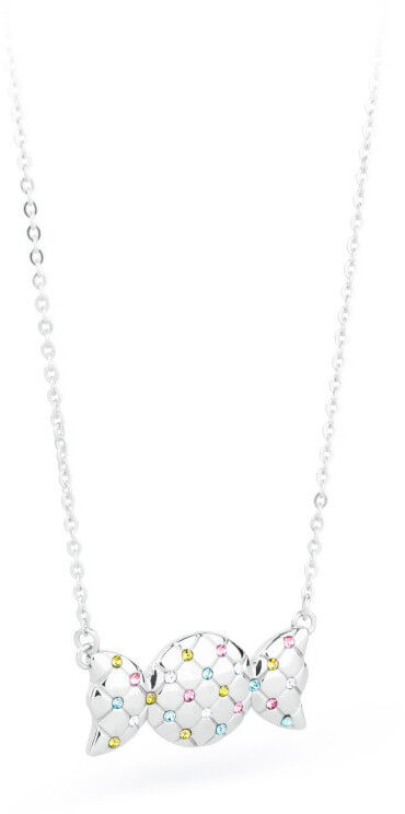 S`Agapõ Ocelový náhrdelník s bonbonem Sweet SWE02 - Náhrdelníky