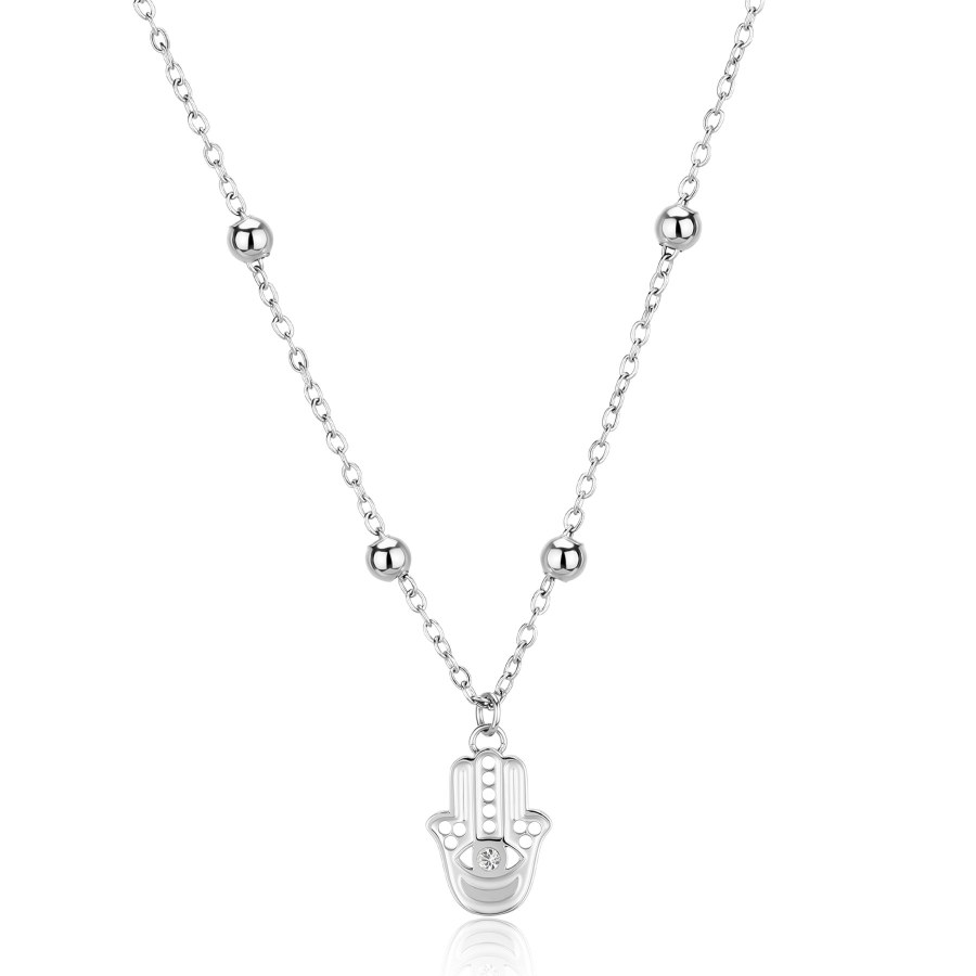S´Agapo Půvabný náhrdelník Hamsa - Ruka Fátimy Witch SWH07 S´Agapo Půvabný náhrdelník Hamsa - Ruka Fátimy Witch SWH07 - Náhrdelníky