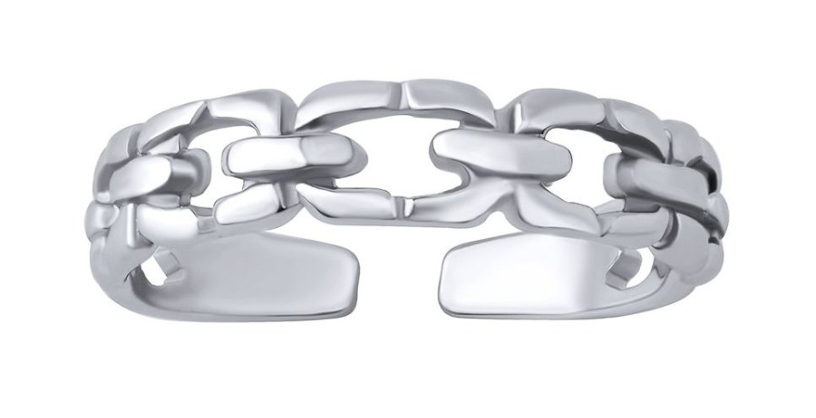Silvego Moderní stříbrný prsten na nohu PRM12184R - Prsteny Prsteny bez kamínku
