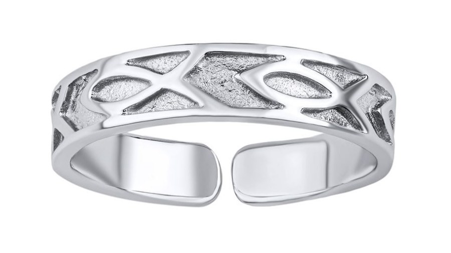 Silvego Otevřený stříbrný prsten na nohu Ally PRM12187R - Prsteny Prsteny bez kamínku