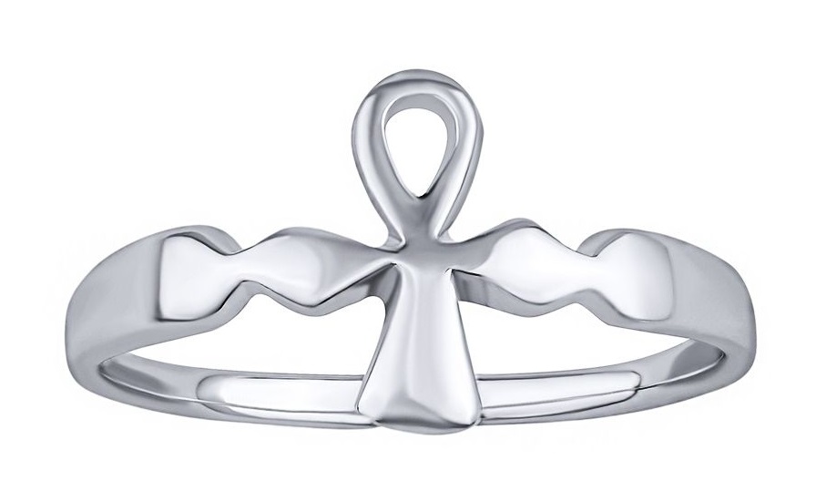 Silvego Otevřený stříbrný prsten na nohu Life PRM12181R - Prsteny Prsteny bez kamínku