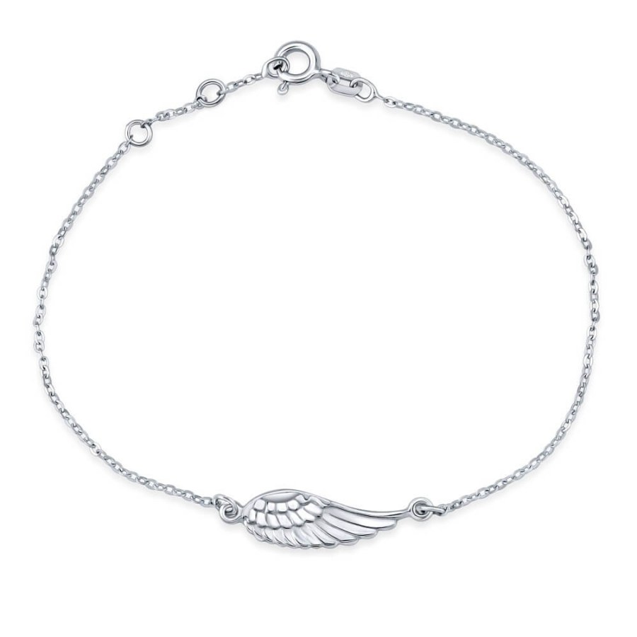 Silvego Půvabný stříbrný náramek Andělské křídlo SMJB14QJ2ZT - Náramky Náramky se symboly