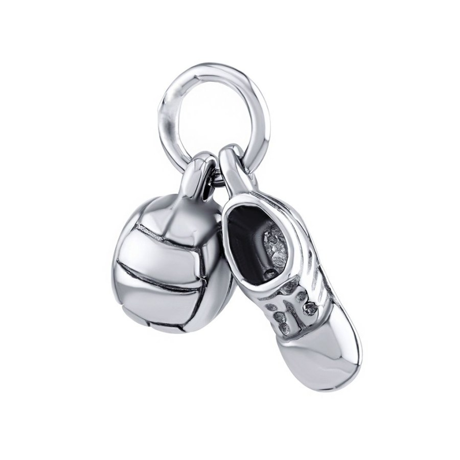 Silvego Stříbrný přívěsek fotbalová kopačka a&nbsp;míč ZT241039P - Přívěsky Přívěsky na řetízky