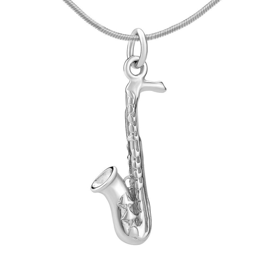 Silvego Stříbrný přívěsek Saxofon PRM13095 - Přívěsky a korálky